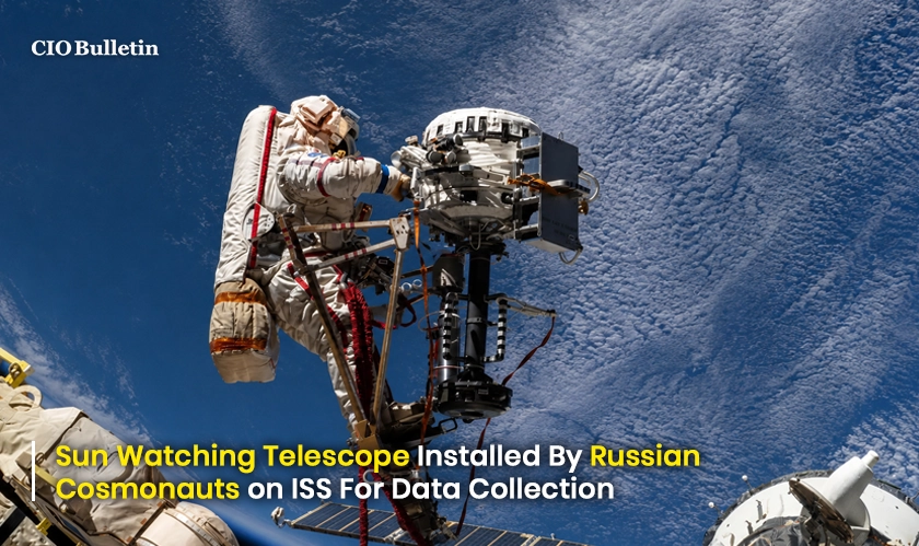 Sun Watching Telescope Installed at ISS